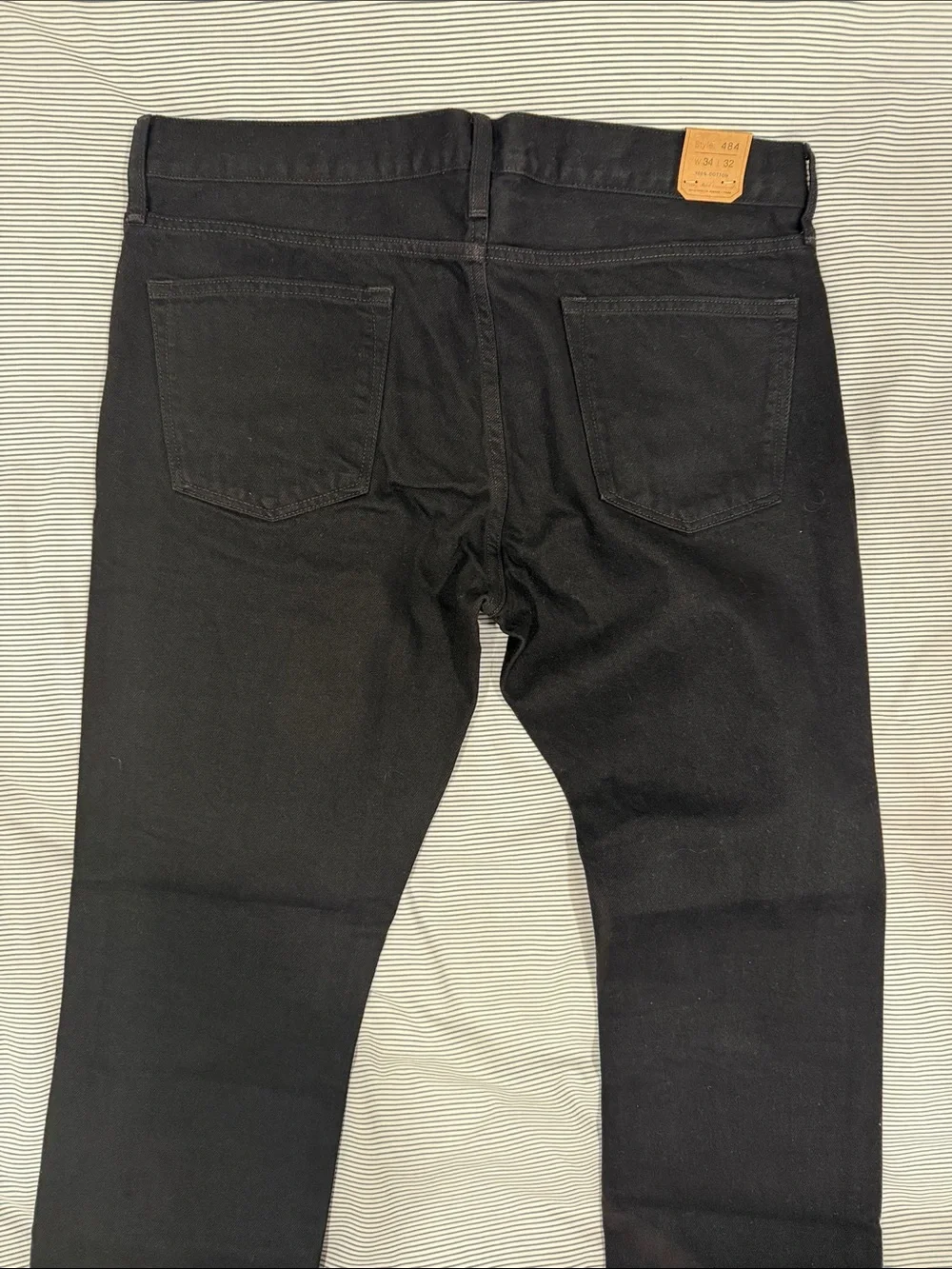 J. Crew Men's Slim Straight Jeans in Black